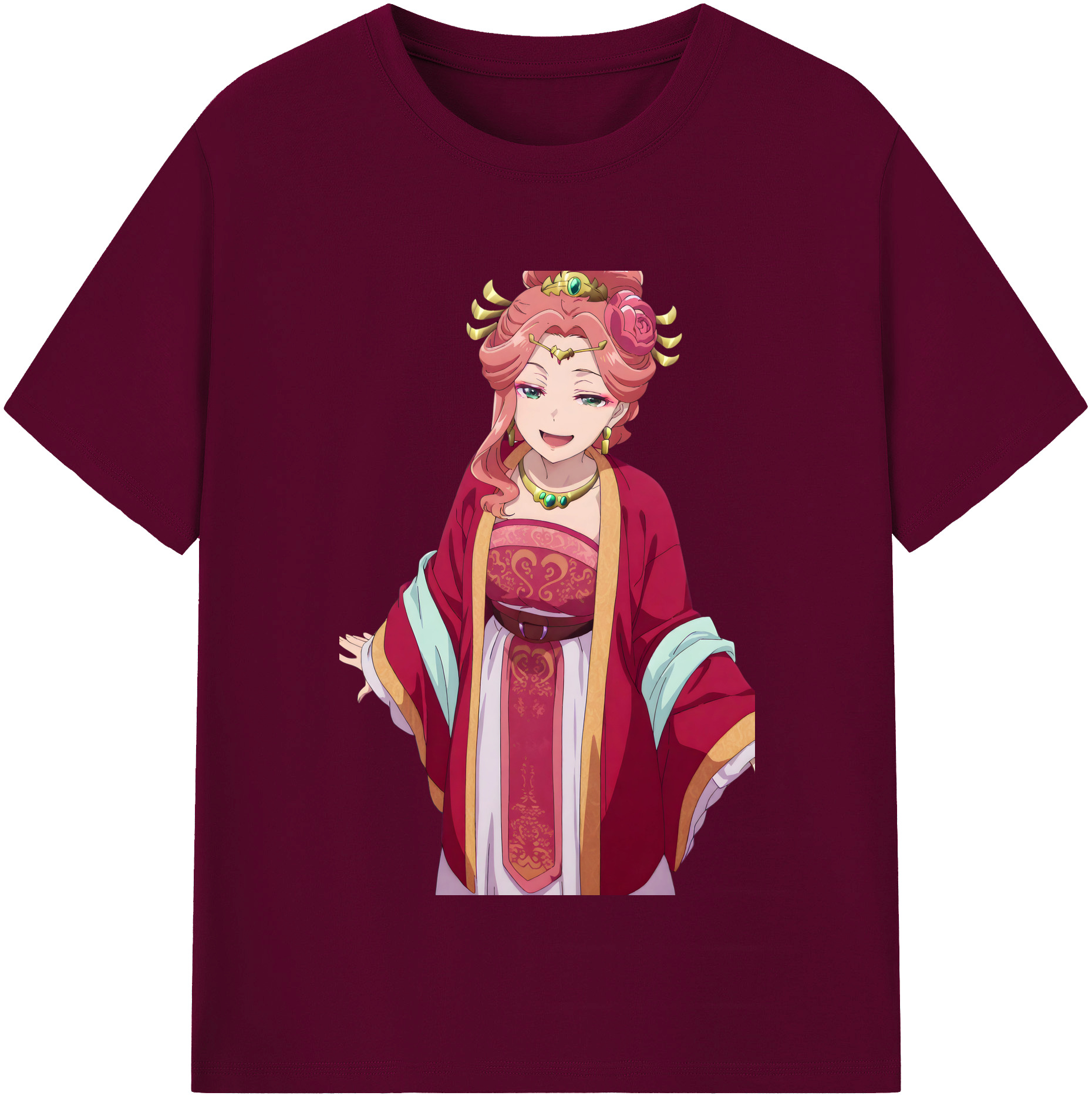 （画像用） 薬屋のひとりごと The Apothecary Diaries レディースカジュアルプリントTシャツ（綿100％）